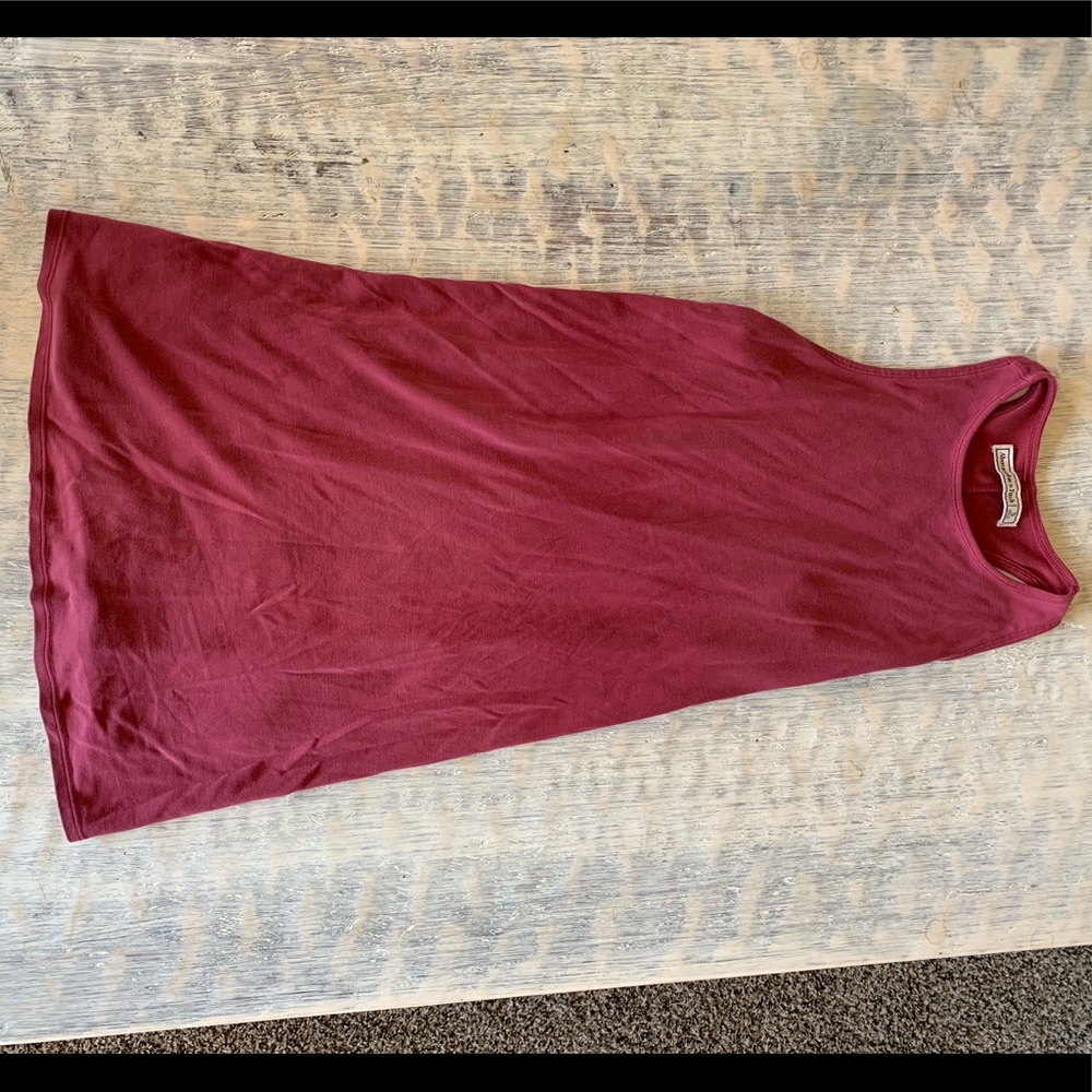 High neck simple dress